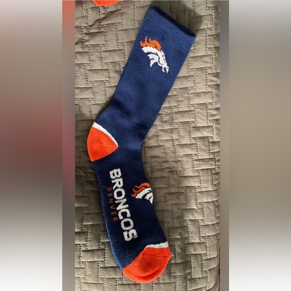 Nfl Apparel Other - Broncos Denver official nfl mid calf socks unisex socks